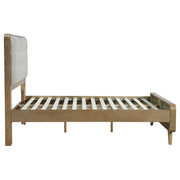 Robyn Wood  Platform Bed Dark Walnut