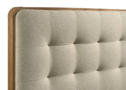 Robyn Wood  Platform Bed Dark Walnut