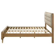 Robyn Wood  Platform Bed Dark Walnut