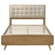 Robyn Wood  Platform Bed Dark Walnut