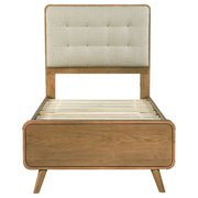 Robyn Wood  Platform Bed Dark Walnut