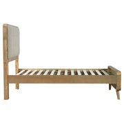 Robyn Wood  Platform Bed Dark Walnut