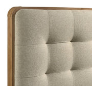 Robyn Wood  Platform Bed Dark Walnut