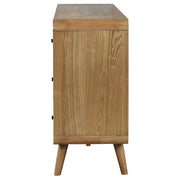 Robyn 6-drawer Bedroom Dresser and Mirror Light Ash