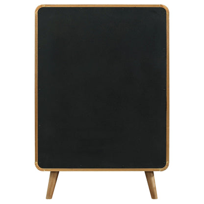 Cómoda de dormitorio Robyn de 5 cajones en nogal oscuro