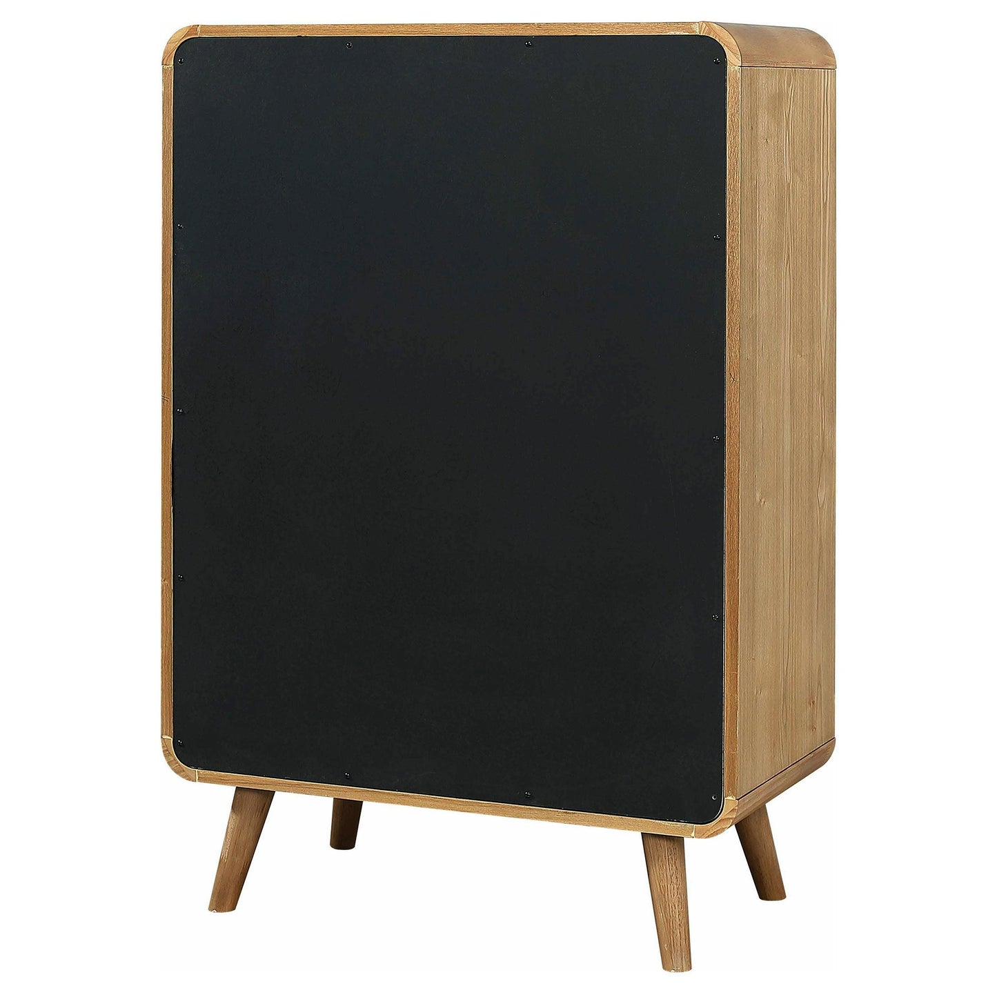 Cómoda de dormitorio Robyn de 5 cajones en nogal oscuro