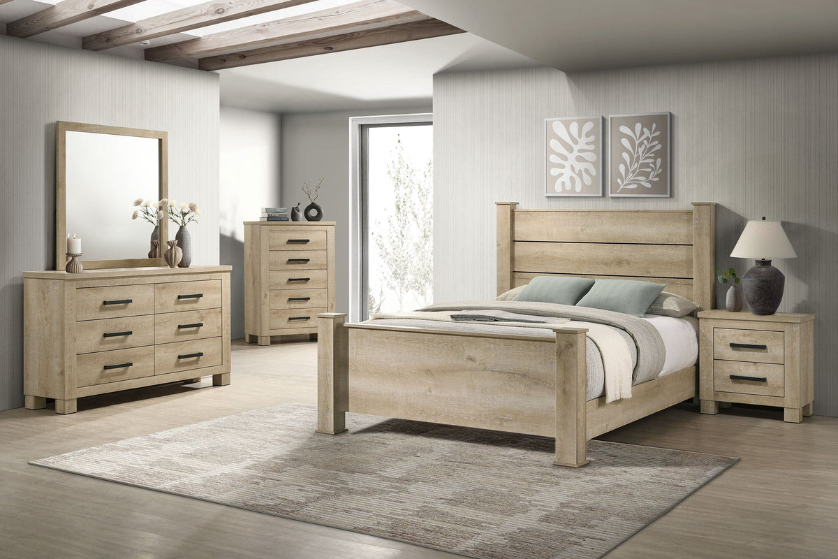 Oakglen  Bedroom Set Weathered Oak