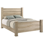 Oakglen 55-inch  Panel Bed Weathered Oak