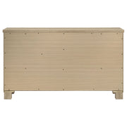 Oakglen 6-drawer Bedroom Dresser and Mirror Weathered Oak
