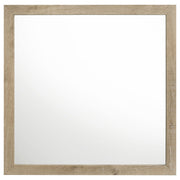 Oakglen Dresser Mirror Weathered Oak