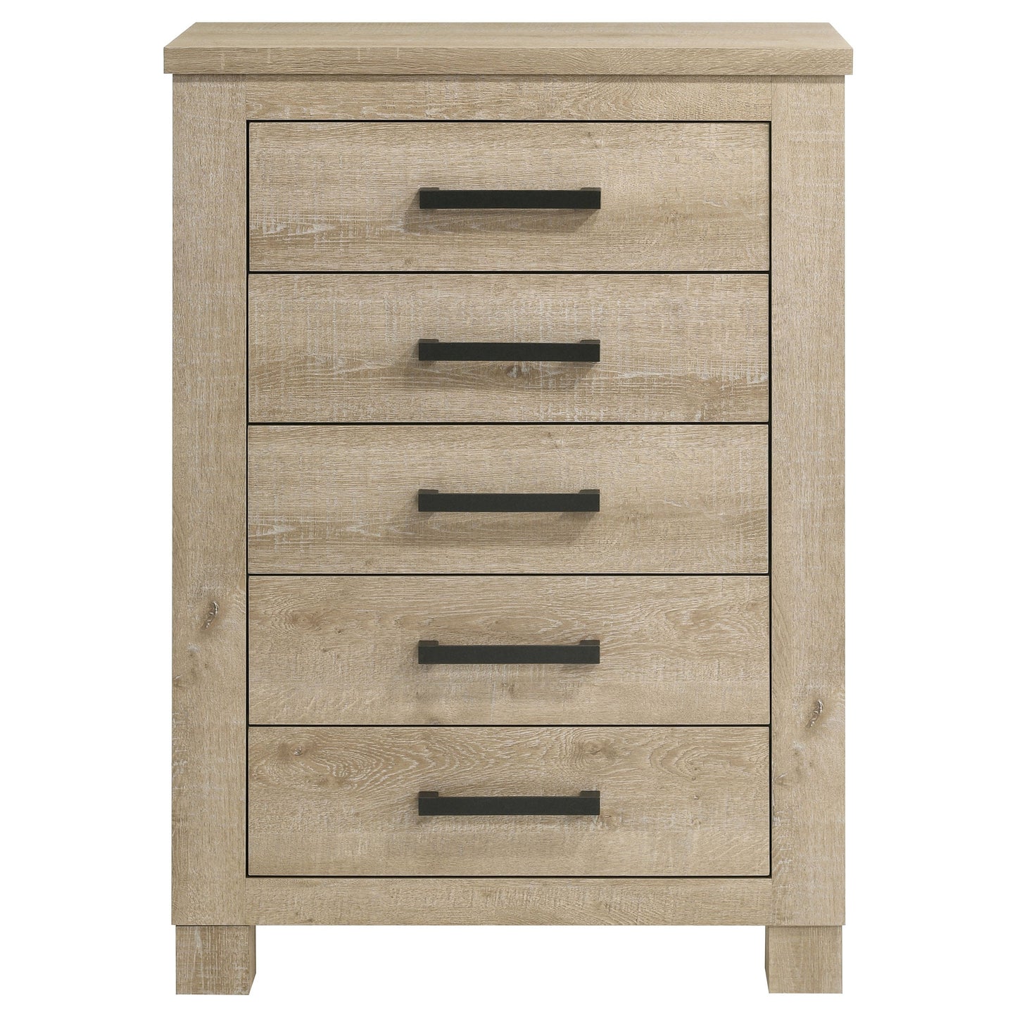 Oakglen 5-drawer Bedroom Chest of Drawers Weathered Oak