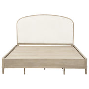 Lucaire Queen Upholstered Panel Bed Sandstone