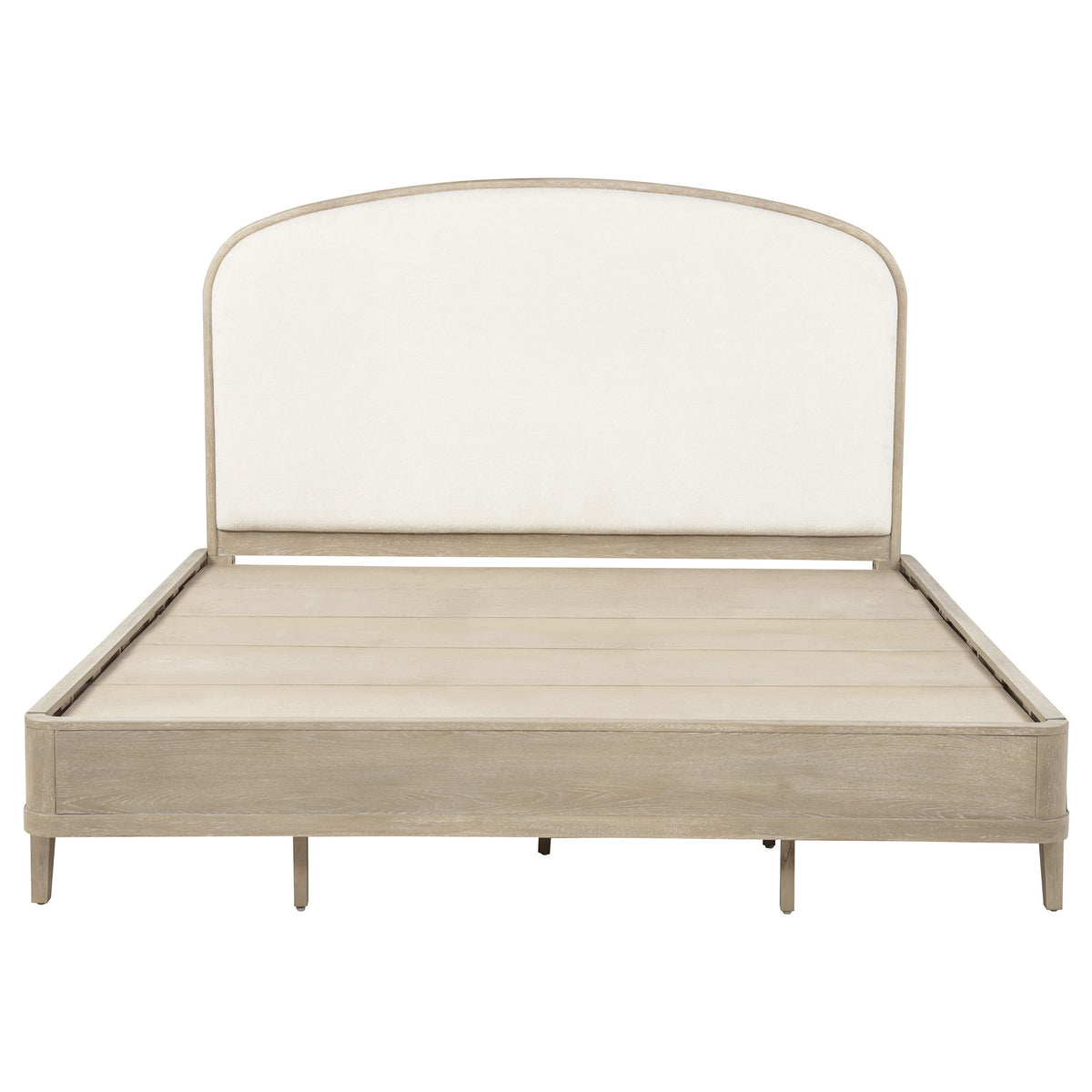 Lucaire Queen Upholstered Panel Bed Sandstone