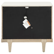Lucaire 3-drawer Nightstand Bedside Table Sandstone
