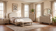Lucaire Arched Dresser Mirror Sandstone