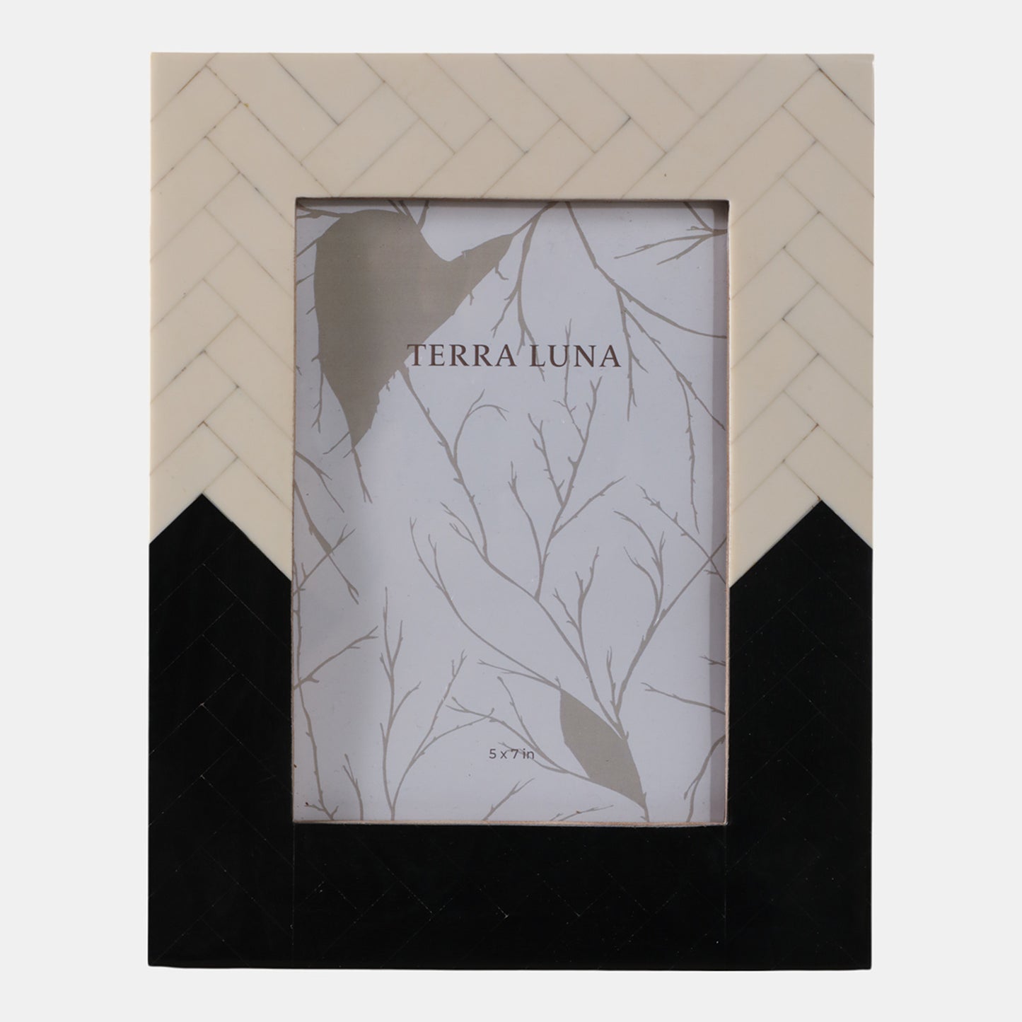 Herringbone 2 Tone Photo Frame