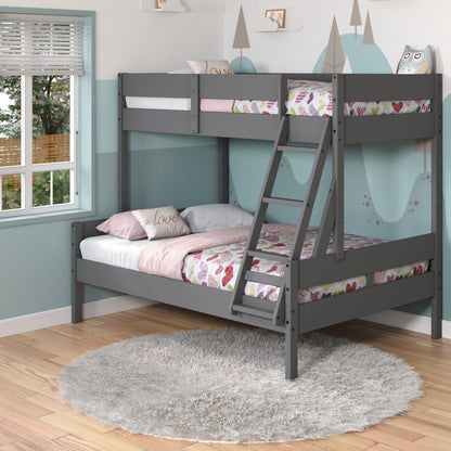 Low Board Panel Twin Over Full Bunkbed