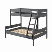 Low Board Panel Twin Over Full Bunkbed