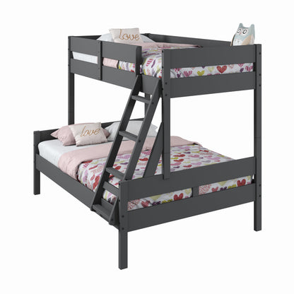 Low Board Panel Twin Over Full Bunkbed