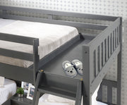Treble Mission Full over Two Twin Bunkbed