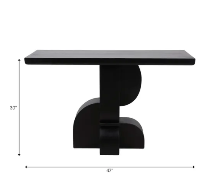Fallonwick Black Console 48 Inch