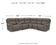 Starbot Power Reclining Sectional
