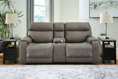 Starbot 3-Piece Power Reclining Sectional Loveseat with Console