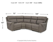 Starbot Power Reclining Sectional