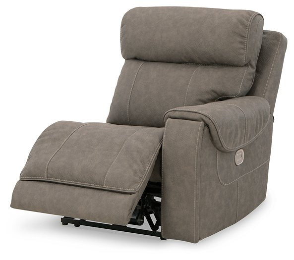 Starbot Power Reclining Sectional Loveseat with Console