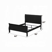 Louis Phillipe Queen 4PC Bedroom Set