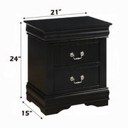 Louis Phillipe Queen 4PC Bedroom Set