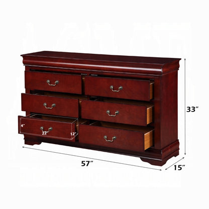 Louis Philippe 4PC Queen Bedroom Set