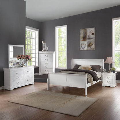 Louis Philippe Queen 4PC Bedroom Set