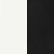 Retro Oval Dining Table Set White and Black