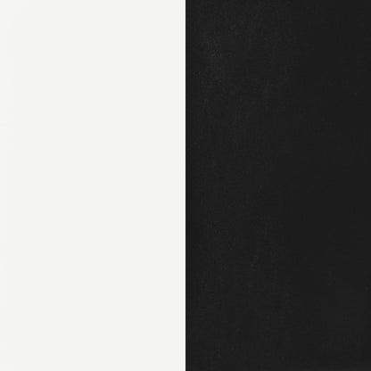 Retro Oval Dining Table Set White and Black