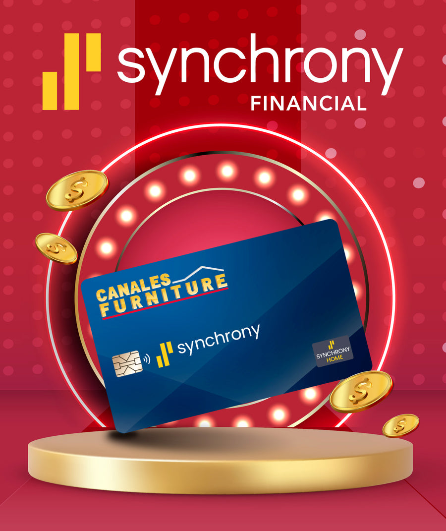 Canales Furniture financing with Synchrony