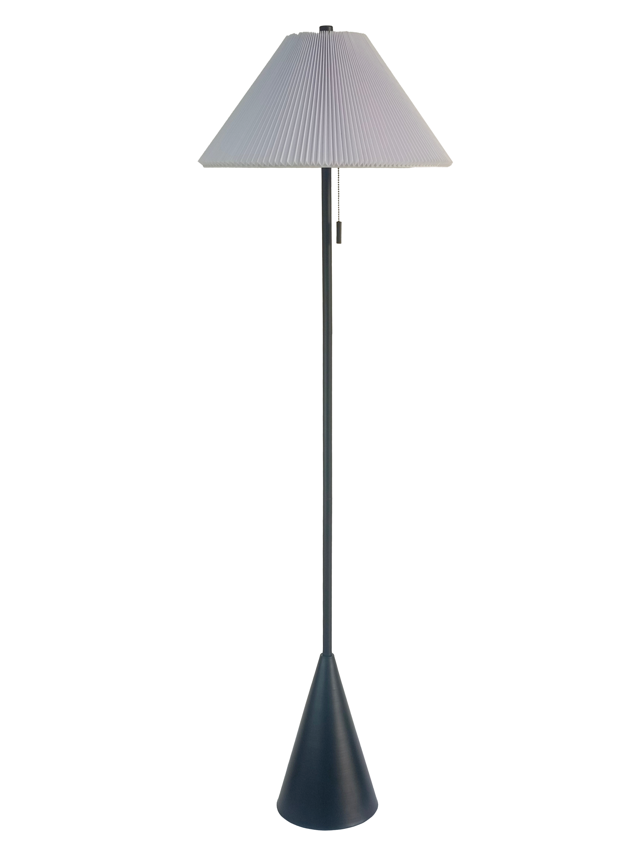 Conical Oasis Metal Floor Lamp