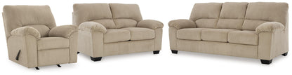 SimpleJoy Sofa, Loveseat and Recliner