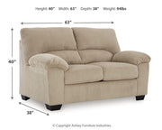 SimpleJoy Loveseat