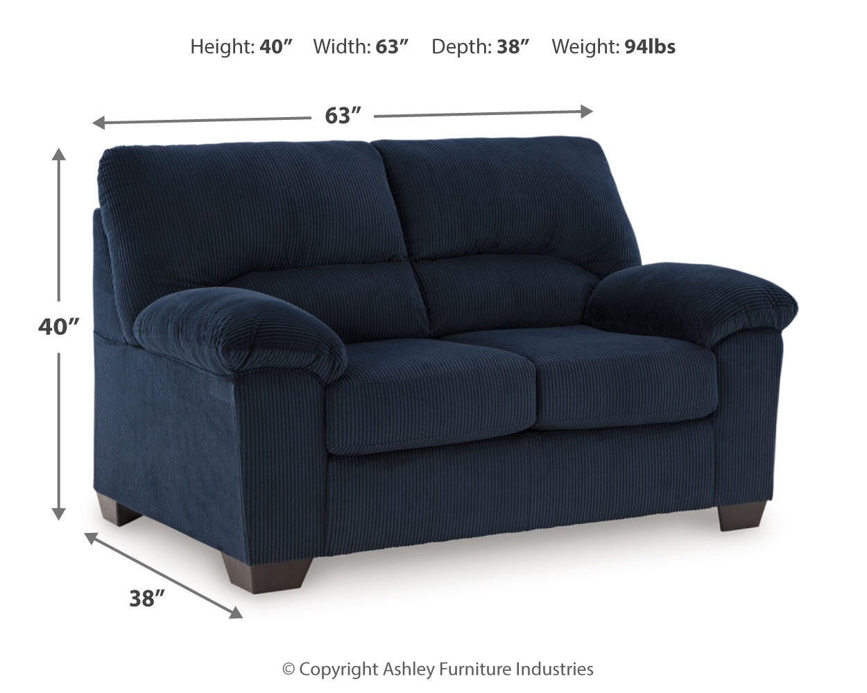 Conjunto de sofá y loveseat SimpleJoy