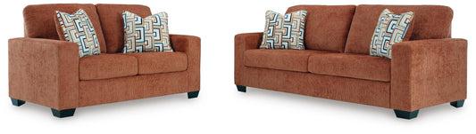 Aviemore 2PC Living Room Set in Spice