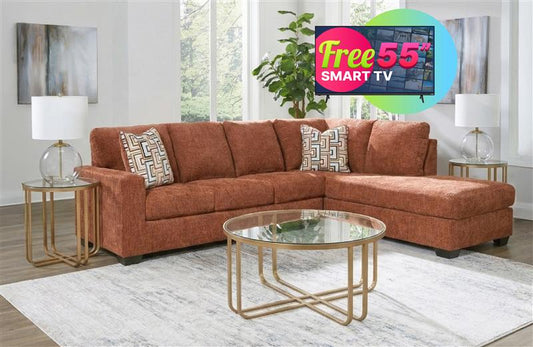 Aviemore 8PC Living Room Set + Free Smart TV Package
