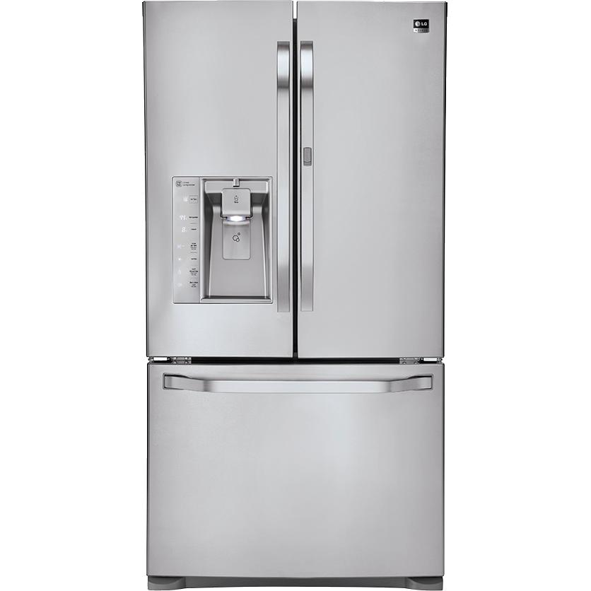  LG STUDIO 36-inch, 24 cu. ft. Counter-Depth French 3-Door Refrigerator with Door-in-Door® LSFD2491ST IMAGE 1