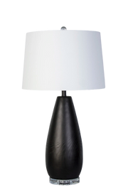 Obsidian Drift Concrete & Crystal Table Lamp (Case Pack 2)