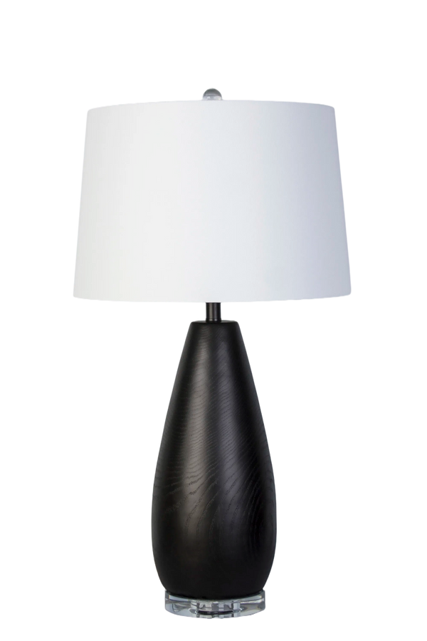 Obsidian Drift Concrete & Crystal Table Lamp (Case Pack 2)