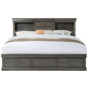 Louis Philippe III Queen Bed W/Storage