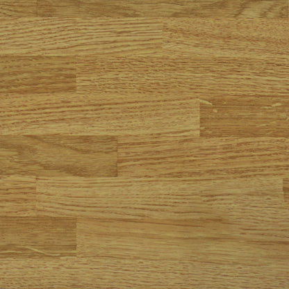 Carrito de cocina móvil Kelvin de 2 estantes en marrón natural y blanco