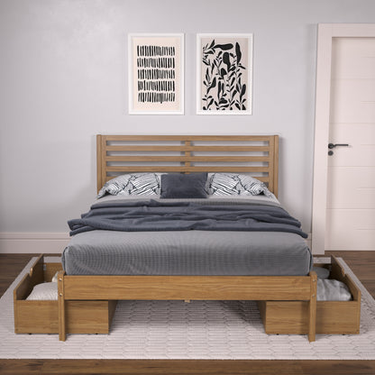 Roan Platform Bed with Dual Underbed Drawers