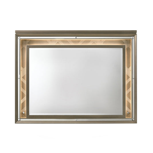 Skylar Rectangular Mirror with LED