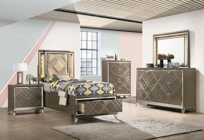 Espejo rectangular Skylar con LED